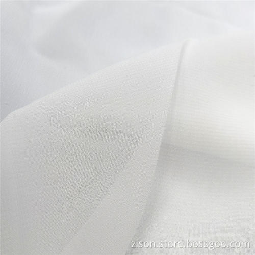 100% Polyester White Chiffon Kleiderstoffe
